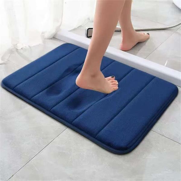 Super Absorbent Bath Non Slip Rugs Bathroom Carpets Bedroom Toilet Shower Rug Home Decor Soft Memory Foam or Mat R250206
