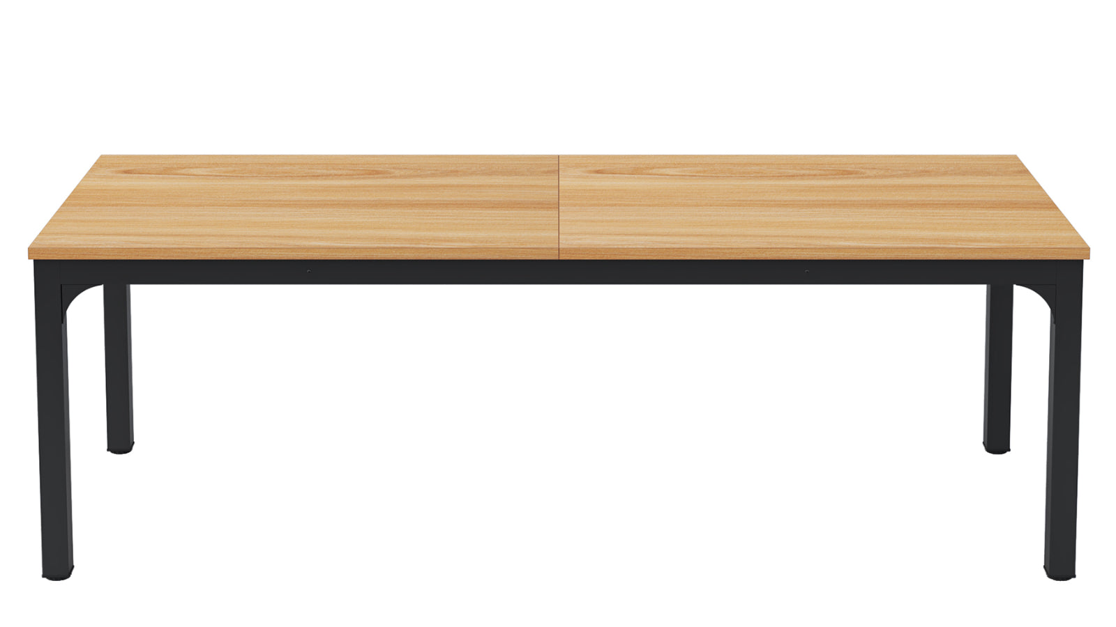 YUZHOU INTERNATIONAL INC Tribesigns Rectangle Executive Desk, 78.7" Computer Desk 6FT Conference Table  Light Walnut