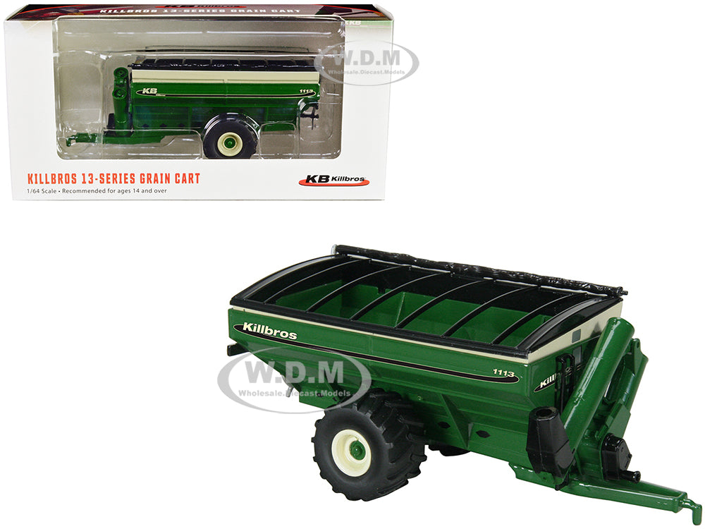 Killbros 1113 Grain Cart with Flotation Tires Green 1-64 Diecast Model by SpecCast