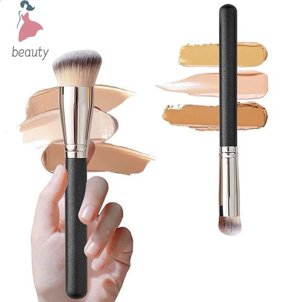 One black female professional makeup brush concealer powder blusher liquid basic makeup brush tool 241008