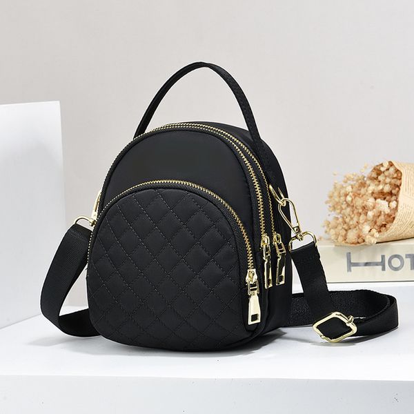 Designer handbag, Oxford cloth small bag, three-layer durable women&#039;s crossbody bag, Korean version large capacity phone bag, niche tre