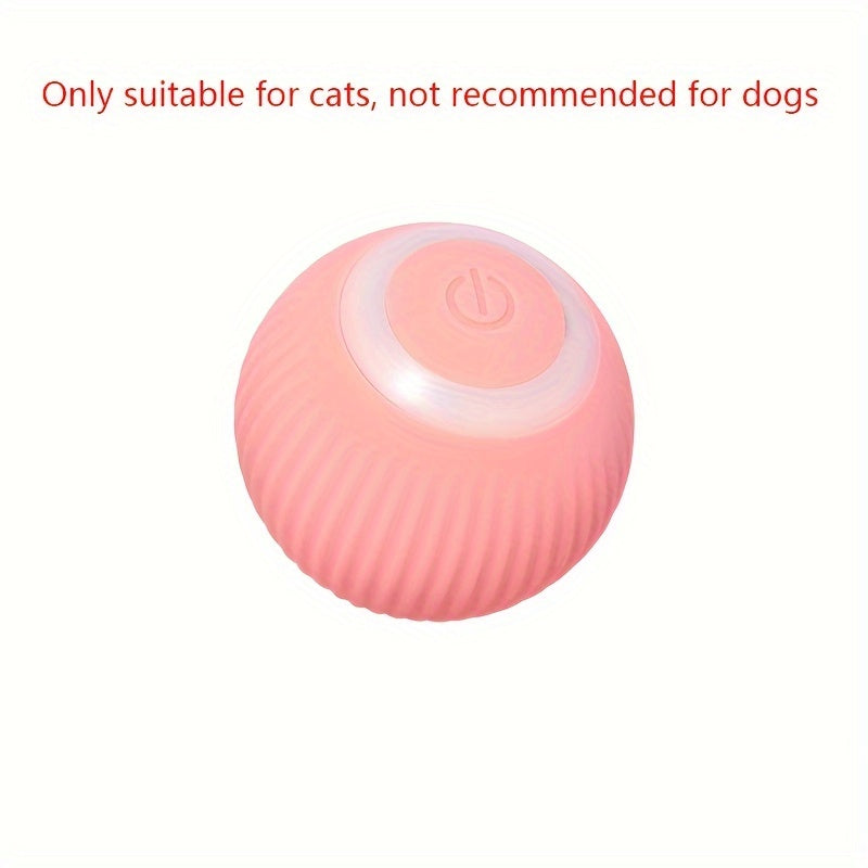 TEMU 1 Intelligent Cat Toy Self-entertainment And Teasing Cat Stick Intelligent Rolling Ball Automatic Teasing Cat Ball Cat Electric Toy