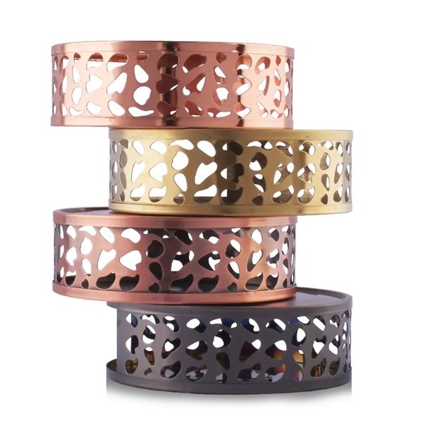 100pcs tea heater Teapot Warmer light holder coffee mug glass cup teapot tea pot oil wax candle stainless steel tea warmer