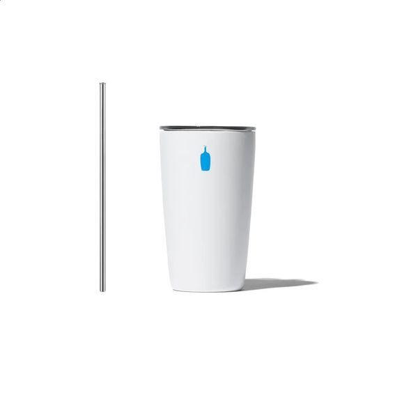 White stainless steel water bottle water bottle with straw water bottle beverage bottle coffee cup travel mug coffee pot 240911