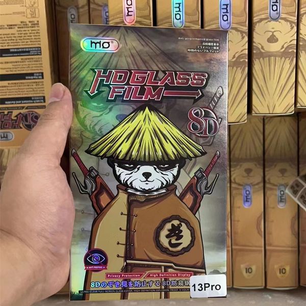 ESD Clear panda Gorilla Tempered Glass Screen Protector For iphone 16 15 14 13 12 11 Pro mini XS MAX XR 6 7 8 Plus protective film package b