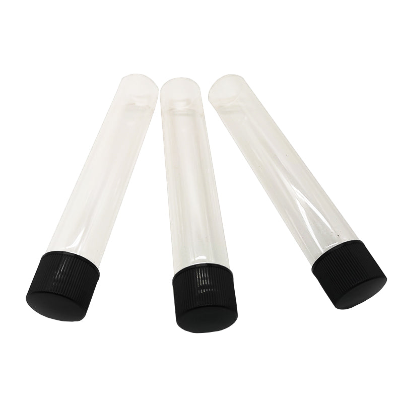 UK OEM Packaging Glass Tubes Clear Multi-Size Sticker Friendly Transparent Bottles Wholesale Price