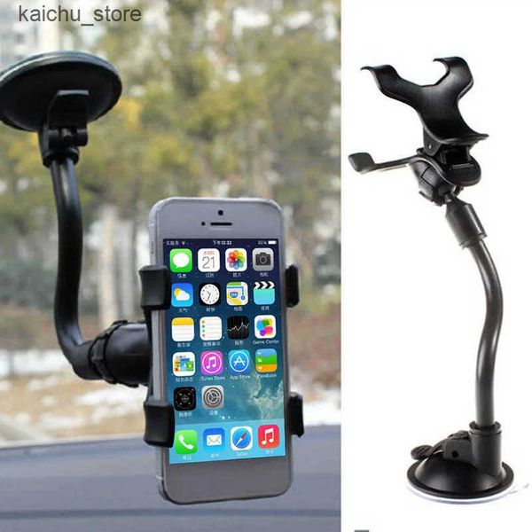 Mounts Holders 360 Rotate Sucker Flexible Mount Stand Mobile Cell Support For Clip Phone Holder Car J241217