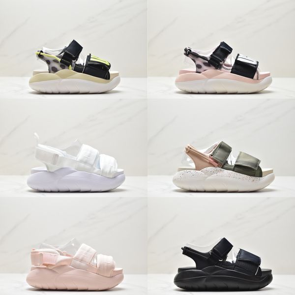 New summer casual Velcro thick soled sports sandals with cloud comfort and height enhancement, fashionable and versatile sandals