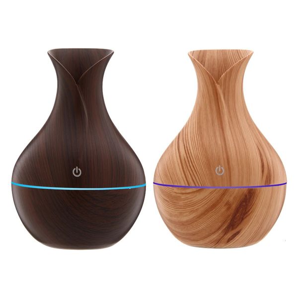 Wood Grain 200ml Air Humidifier Cool Mist Humidifier Aroma Diffuser Aromatherapy Diffuser for Home Office Bedroom 241231