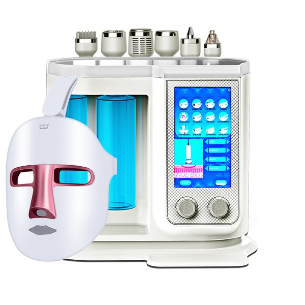 Other Beauty Equipment Hydro Facial Cleaning Water Peeling Skin Rejuvenation Dermabrasion Face Lift RF LED Mask Plasma Ions Cooling Treatmen