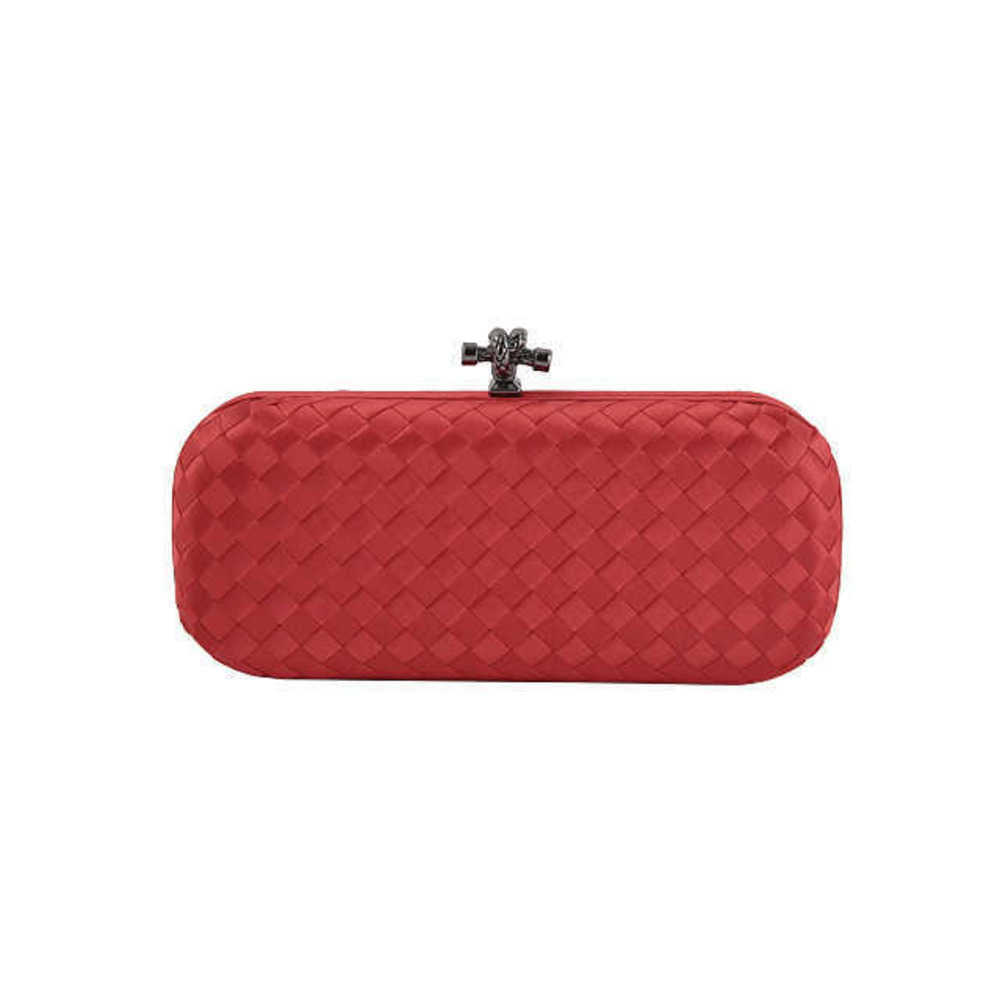 Fashionable Twisted Rope Head Woven Bags Small Square Bag Silk Texture Large Handbag Classic Versatile Banquet Cross Shoulder Women&#039;s Bag 24022