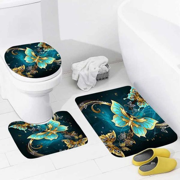 home bathroom floor mats Modern Nordic style Bath Foot mat modern bathroom accessories rug Toilet mat Bathtub anti-slip carpetC250102
