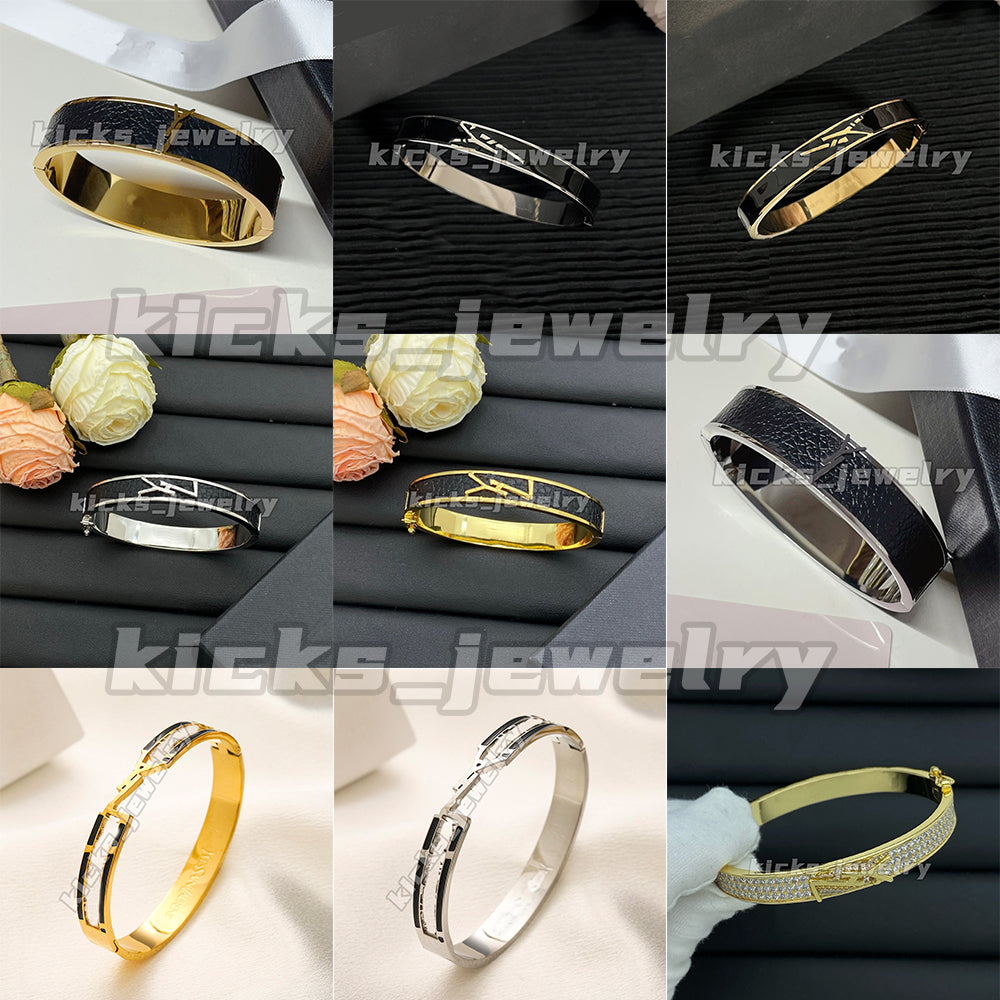 Fashion classic bracelet designer bracelet luxury letter bracelet suitable for women&#039;s bracelet diamond bracelet non-fading bracelet birthday p