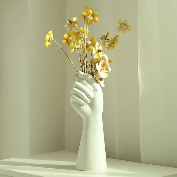 Human Body Flower vase Delicate Vase Insertion Aesthetic Decorative Arm Ornament Home Decoration Resin Ceramic 241203