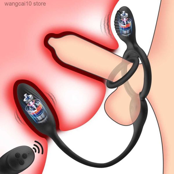 Other Health Beauty Items Delayed Ejaculation Penis Ring Cock Ring Kegel Ball Vibrating Butt Plug Ass Plug Male Masturbator Erotic Toys for