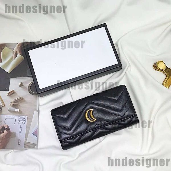 Classic Vintage Sheepskin Purse Designer Coin Pouch Long Wallets Fashion Wallet Designer Woman Card Holders Elegant Coin Purse Lady Clutch B