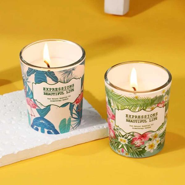 Scented Candle 2pc-set Aromatherapy Candles Gift Set For Stress Relief Bath Yoga Mothers DayBirthday gift H250113