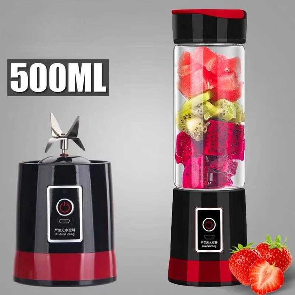 Six leaf cutter head juice cup electric portable small multifunctional rechargeable juice mini food grade juice mixer M240828