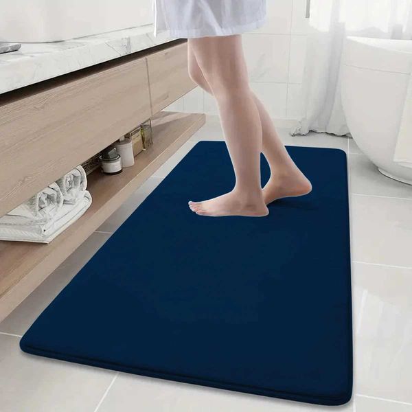 19.7x47.2in Large-sized Bathroom Anti-skid Floor Mat Bathtub Floor Mat Home Decor Anti-skid Water Absorbent Bathroom CarpetC250102