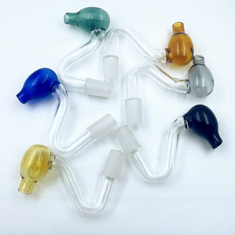 Glass Bong Oil Burner Pipe Thick Pyrex 10mm 14mm 18mm Male Female OD Approx 30mm Tobacco Water Hand Pipes Bubbler For Bongs Hookahs Ash Catcher