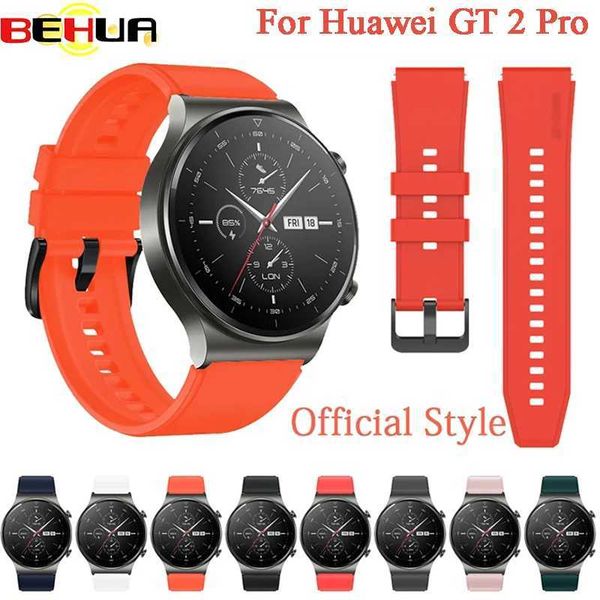 Hot Sale BEHUA MM Wah GT 2 Pro Wristband Soft Silicone Wahband GT2 Pro Bracelet with interchangeable accessories T241115