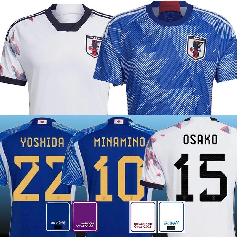 22 23 Japan Would cup Soccer Jerseys MINAMINO NAGATOMO HARAGUCHI YOSHIDA TSUBASA ATOM HONDA OSAKO Home Away Football Shirts