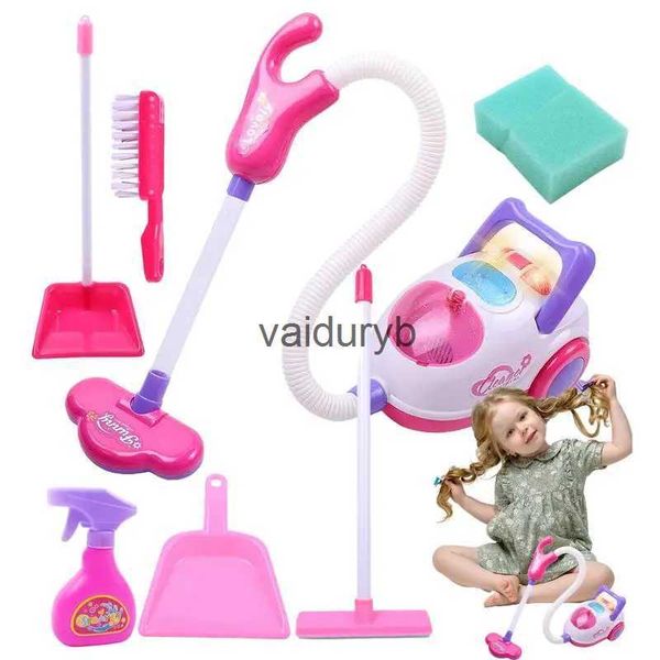 Worhop ldren Pretend Play Toys Housekeeping Tools Set Simulation Furniture Vacuum Cleaner Charging Housework Dust Catcher Girls Giftvaiduryb