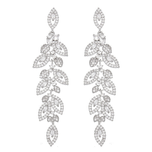 1 paire de boucles d'oreilles pendantes en laiton