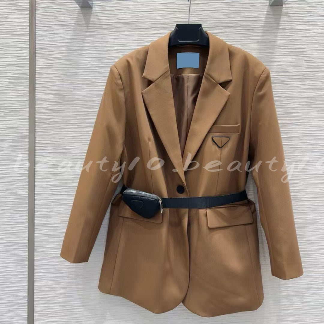 (Order by pic in opt, not by desc)New Fashion Clothing high Quality Office Ladies Pant Suit Women Business Work Wear Blazer Jacket with a belt bag