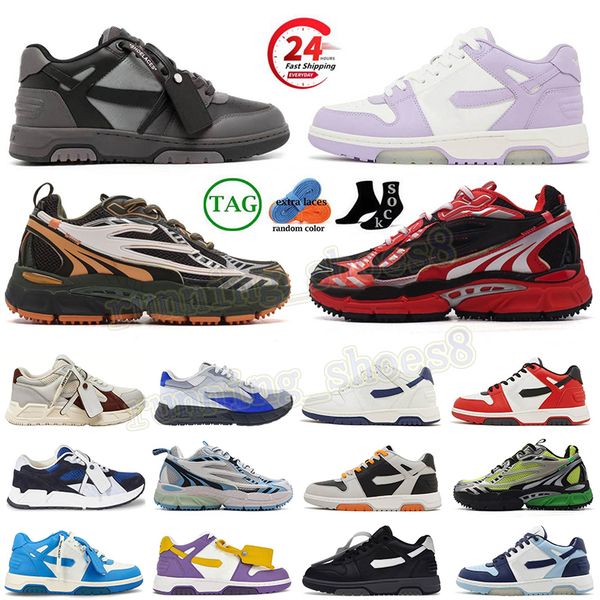 Luxury Top Designer White Brand Shoes Out Of Office Sneakers Women Fashion Lows Mesh Vintage Be Right Back Black Pink Purple Lilac Loafers F