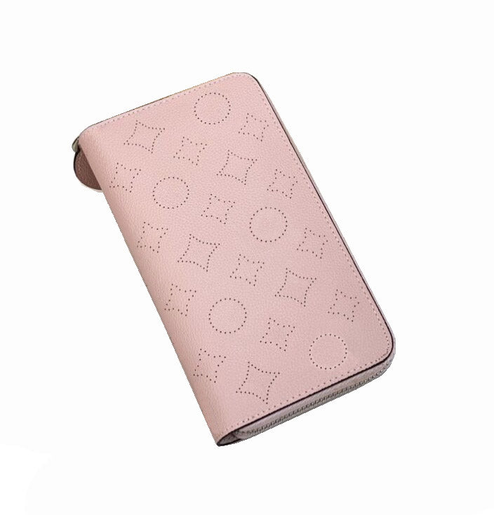 Classic Women&#039;s Designer Wallet Fashion Zipper Long Purse Premium Quality Perforate Floral & Monogrammed Card Holder Small Clutch Bag