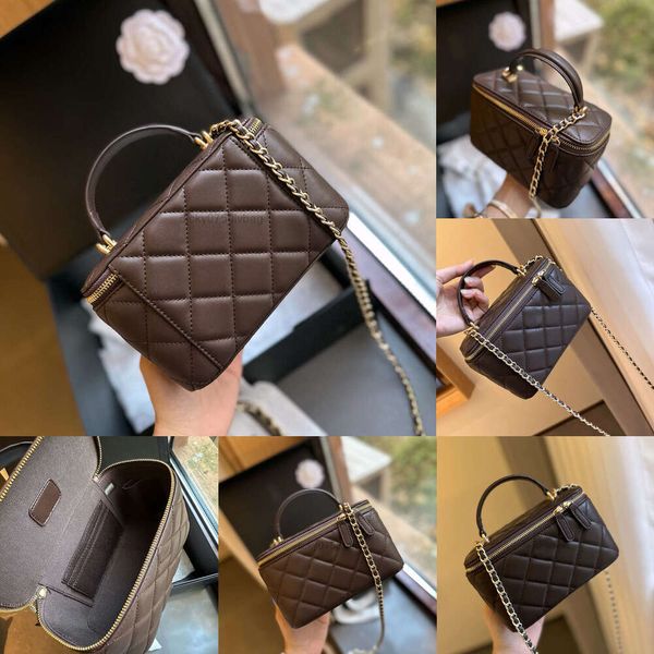 channelhandbag chanal handbag Designer Luxury Brand Bags New Tote Makeup Serial Number Leather Zipper Flip Bag Women Classic Crossbody Bag F