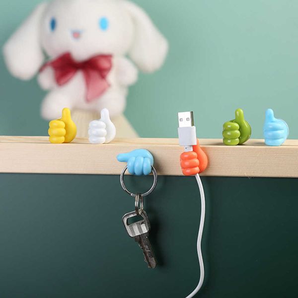 Silicone Thumb Hook Car Sunglasses Clip Decoration Hook For Wall Hook Cable Clip Key Hat Makeup Brush Home Office Wall Storage Gancho Decora