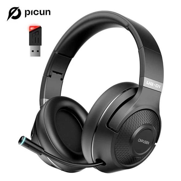CINPUSEN UG-01 2.4G Wireless Gaming set Low Latency ENC Noise Cancelling HD Mic Wired Three Modes Gamer phones Z241230