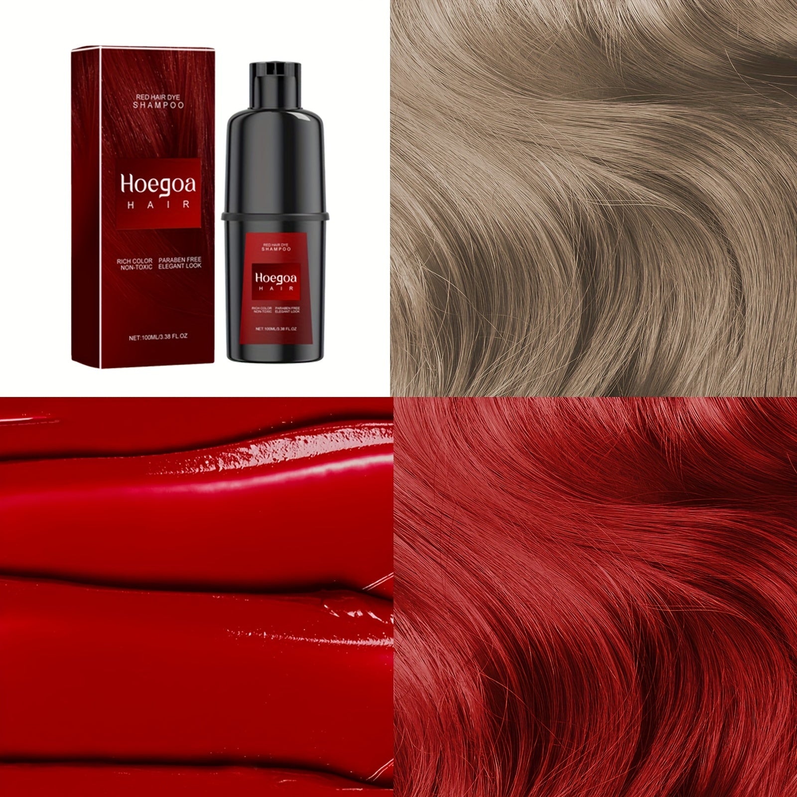 TEMU Adult Hair Color Shampoo - For Men And Women - Enhances Shine And Brightness, Is Use, Adds Shine And Is Suitable For All Hair Types