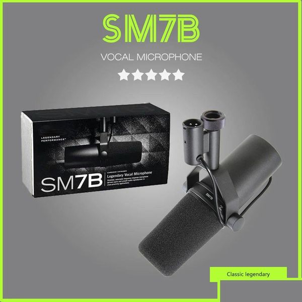 Mars Microphones Cardioid Dynamic Microphone Sm7B 7B Vocal Selectable Frequency Response For Live Stage Recording Podcasting 231117 Dr Dh50M