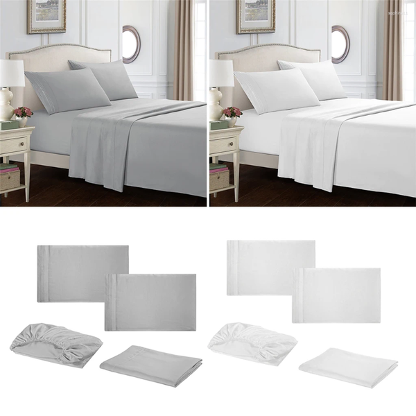 Ultra Soft Bedding Set - 1800TC Wrinkle-Free Microfiber Sheets, Deep Pocket, Egyptian Quality