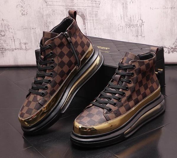 Women Designer Men Sequined Prom Hip hop Shoes Street Dance Party Dress Sneaker Thick Bottom Height Incr f