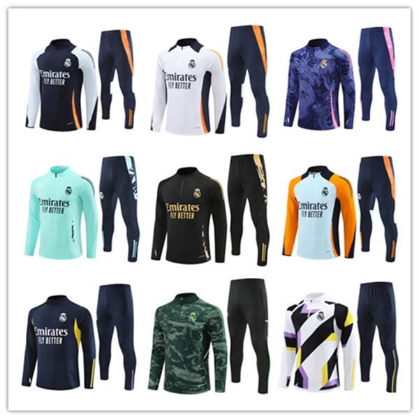 2024 2023 BeTiSs Mens Kids Soccer Tracksuit Jerseys Sets 22-23 Men Football Jersey Training Tracksuits Jacket Set Atletico 25 MadridS Soccer