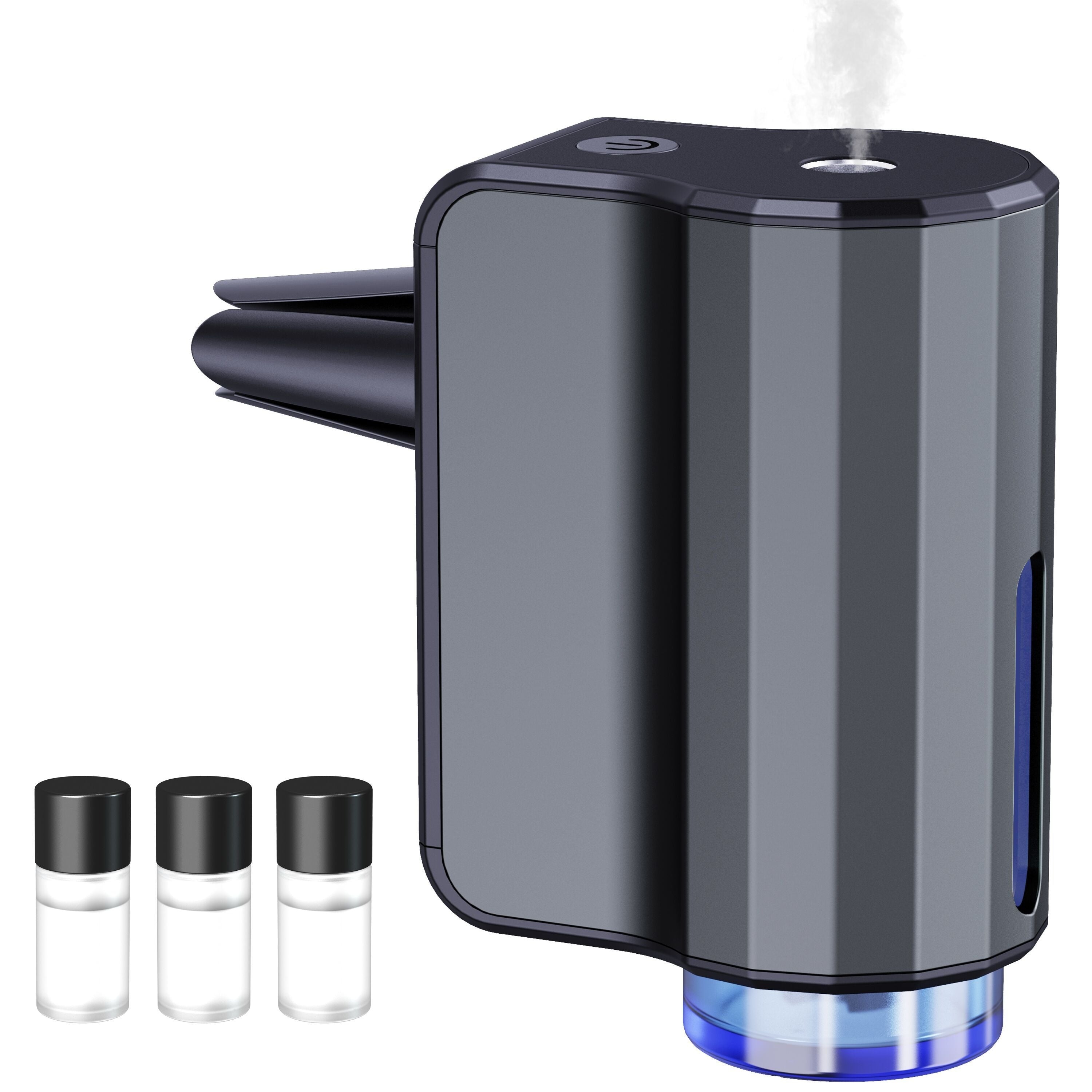 TEMU Smart Car Air Freshener With Scent Levels, Portable Diffuser, Essential Oil Fragrance Air Freshener For Vehicle With Adjustable Mist Mode,