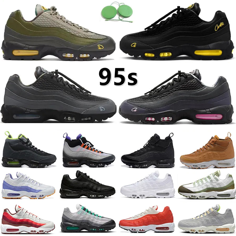 95s Men Women Running Shoes SneakerBoot Mid Shoe Triple Black White C X Tour Yellow Aegean Storm Sequoia Pink Beam Obsidian Neon Greedy Train Sports