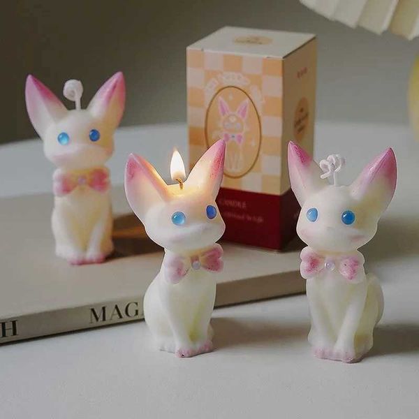 Cute Aromatherapy Candles Fairy Cat Shape Freesia Scented Candles Creative Ornaments Premium Ambience Feeling Candles Home DecorXJ240830