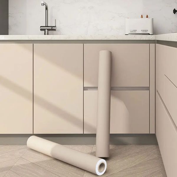 Living Room Bedroom Waterproof Peel and Stick Thickening Wallpaper Furniture Cuisine Cooking Bench Oil Proof Armoire Stickers 250103