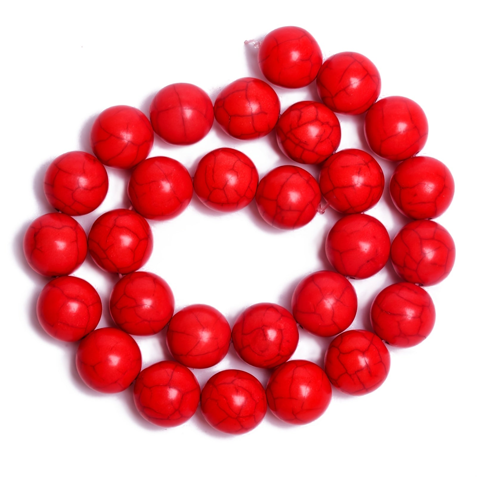 TEMU 4mm-10m And Green Turquoise Beads For Jewelry Making - Round Wide Loose Bead Combinations, Suitable For Diy Crafts, Necklaces, Bracelets - For