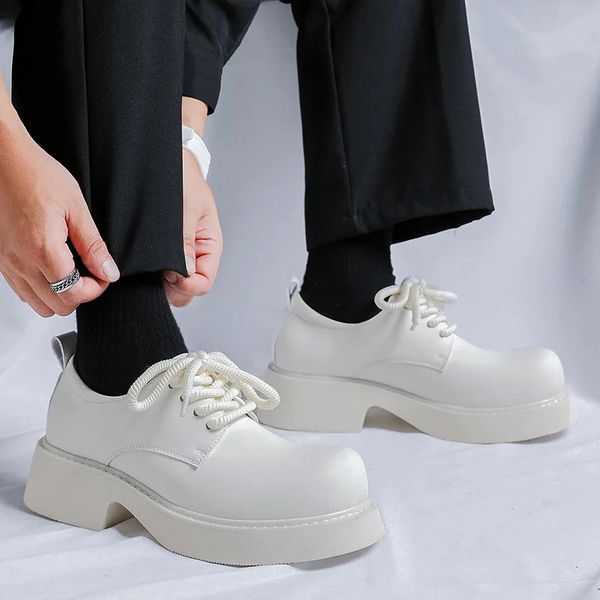 Mens Elevated thick high quality Dress Shoes gentleman Office Formal Shoes for Male Wedding Party Casual fashion Comfortable 241217