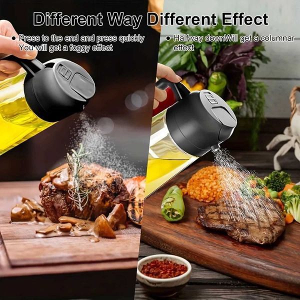 Oil Sprayer Pourer - Leakproof Olive Oil Dispenser Vinegar Mister for Cooking Salads BBQs - Kitchen Essential Y250117