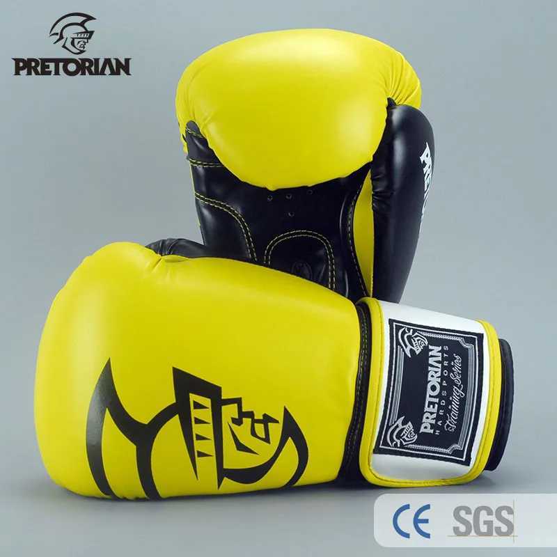 PU LEATHER BOXING GLOVES FOR AND MEN PRETORIAN TIWNS MUAY THAI Training box 5 colors 10-16 ounces Free shipping