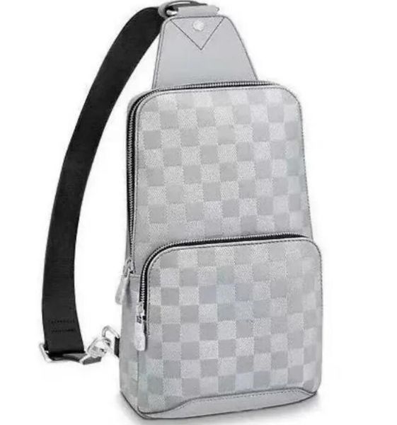 Avenue Slingbag Mens Designer Bag Genuine Leather Shoulder Bags Mans Luxurys Designers Cross Body Purse Wallet Hobos Message Handbag Tote Bu