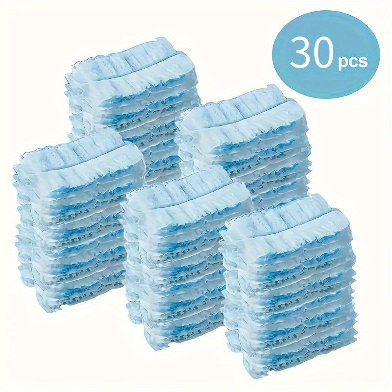 TEMU 30pcs Static Vacuum Cleaner Replacement Cloths - Reusable Dust Mop Pads With Static , Pc Material Multi-surface Cleaning For, Car, Upholstery