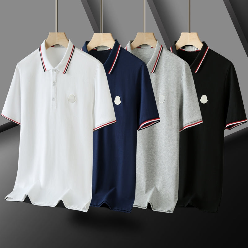 Mens leisure Polo Shirts Men commerce Luxury goods shirt advanced t shirt fashion Men&#039;s letter t shirt summer Comfortable short sleeve